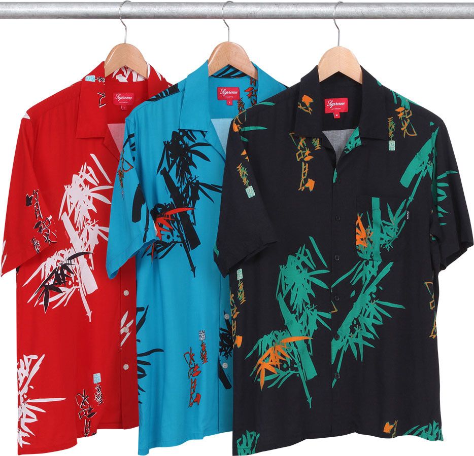 Supreme Bamboo Rayon Camp Collar Shirt SS13 Size US M / EU 48-50 / 2 - 10 Thumbnail