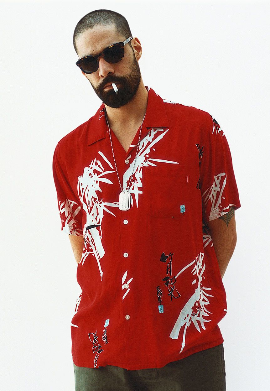 Supreme Bamboo Rayon Camp Collar Shirt SS13 Size US M / EU 48-50 / 2 - 9 Thumbnail