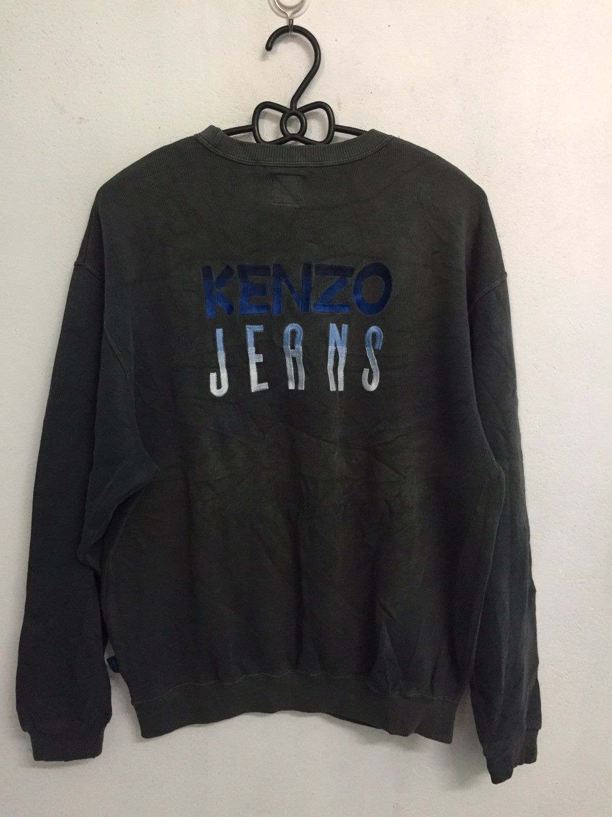 Kenzo Jeans Spellout Sweatshirt Made in Japan