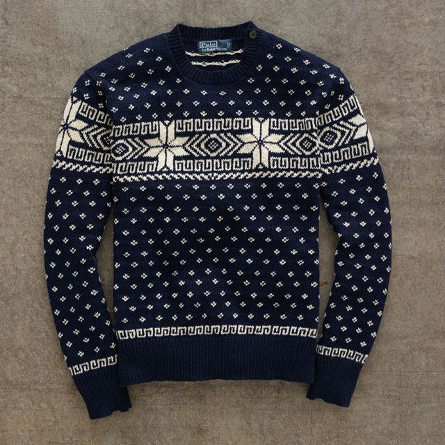 Polo Ralph Lauren Cotton / Linen Nordic Sweater Size US S / EU 44-46 / 1 - 3 Thumbnail