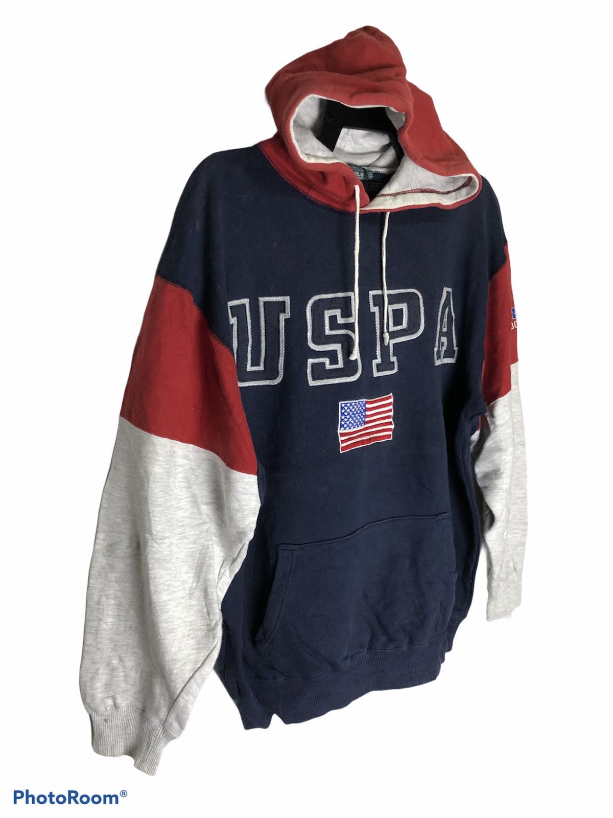 Beverly Hills Polo Club × U.S. Polo Assn. × Vintage Vintage hodie U.S POLO ASSOCIATION size XL Size US XL / EU 56 / 4 - 2 Thumbnail