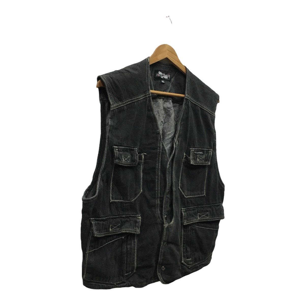 Japanese Brand × Seditionaries Vintage Gin Washi Multi Pocket Denim Vest Jacket Size US M / EU 48-50 / 2 - 5 Thumbnail