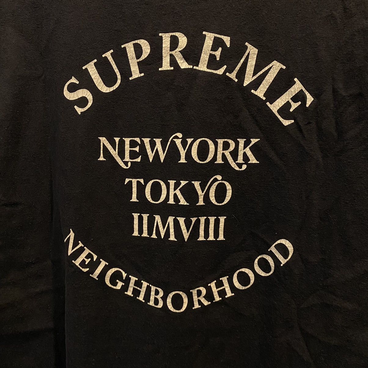 Neighborhood × Supreme Supreme x Neighborhood box logo tee Size US L / EU 52-54 / 3 - 9 Thumbnail