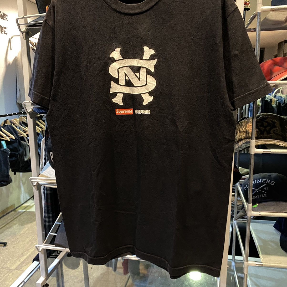 Neighborhood × Supreme Supreme x Neighborhood box logo tee Size US L / EU 52-54 / 3 - 4 Thumbnail
