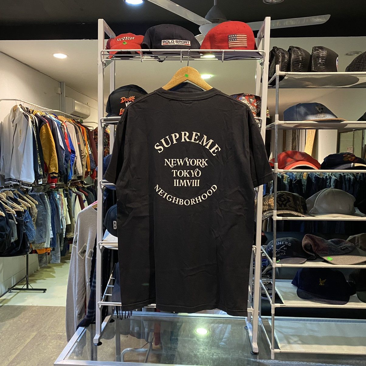 Neighborhood × Supreme Supreme x Neighborhood box logo tee Size US L / EU 52-54 / 3 - 2 Thumbnail