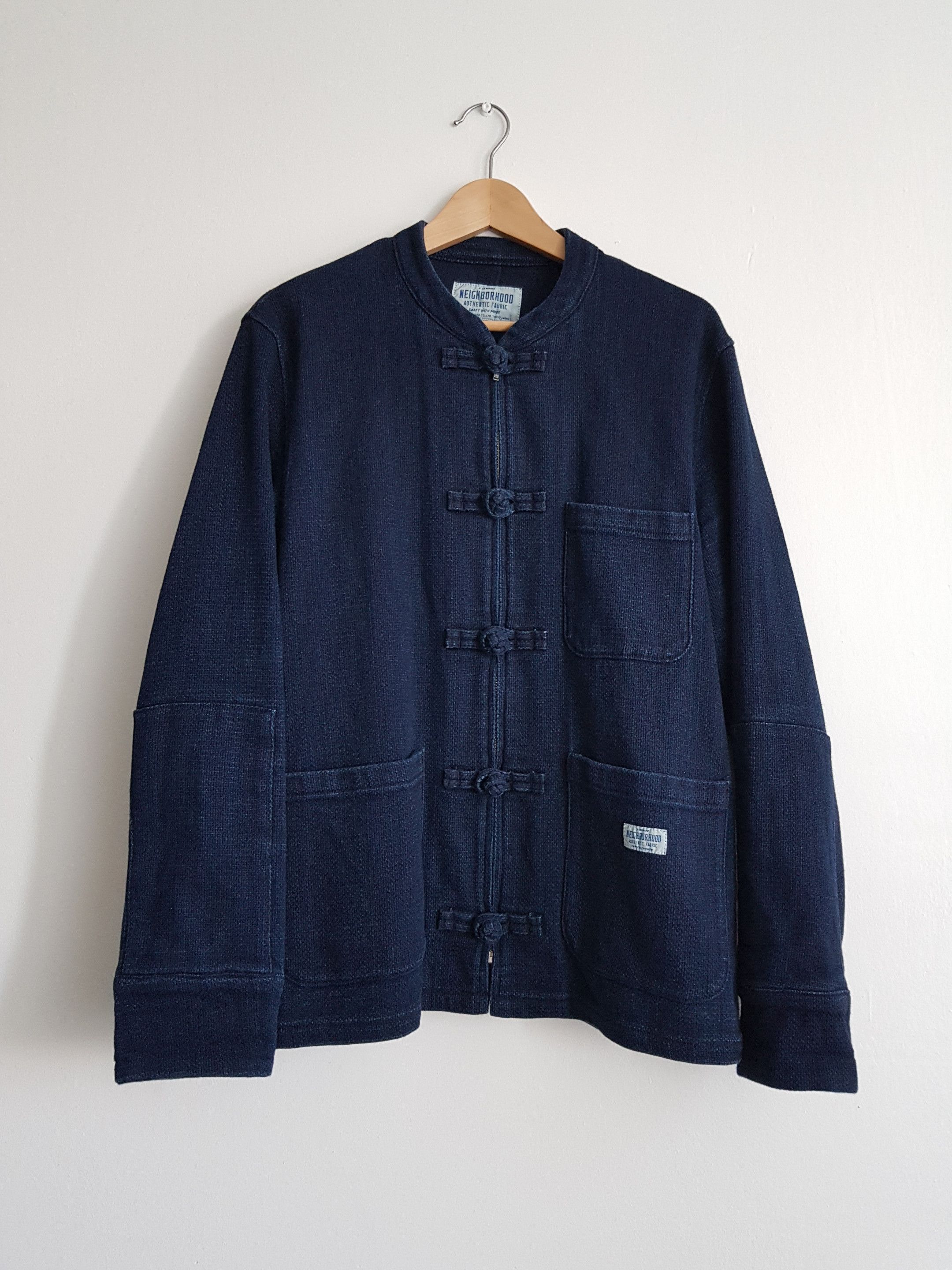 Neighborhood Indigo Collection Sashiko Kung Fu Jacket Size US M / EU 48-50 / 2 - 1 Thumbnail