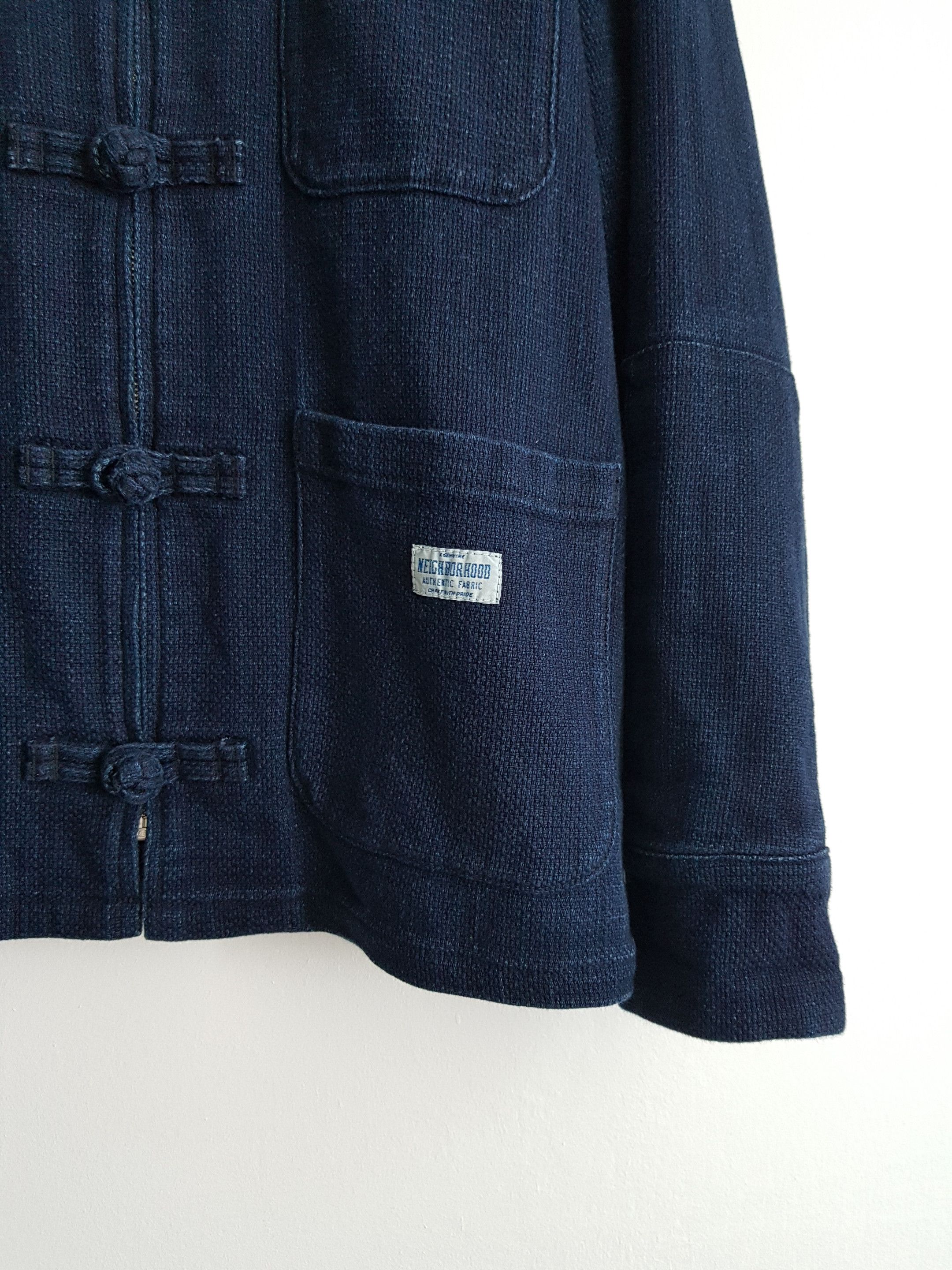 Neighborhood Indigo Collection Sashiko Kung Fu Jacket Size US M / EU 48-50 / 2 - 2 Thumbnail