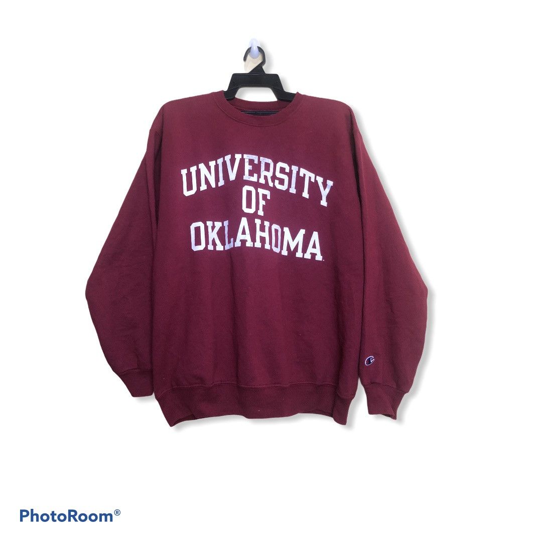 Champion × Japanese Brand × Vintage Vtg sweatshirt Champion University of Oklahama size M Size US M / EU 48-50 / 2 - 1 Thumbnail