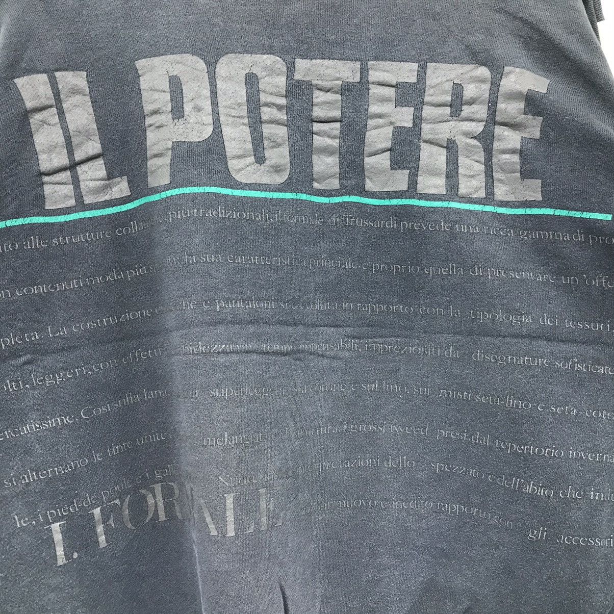 Designer Giovanni Uomo IL Potere Big Logo Sweatshirt Size M / US 6-8 / IT 42-44 - 5 Thumbnail