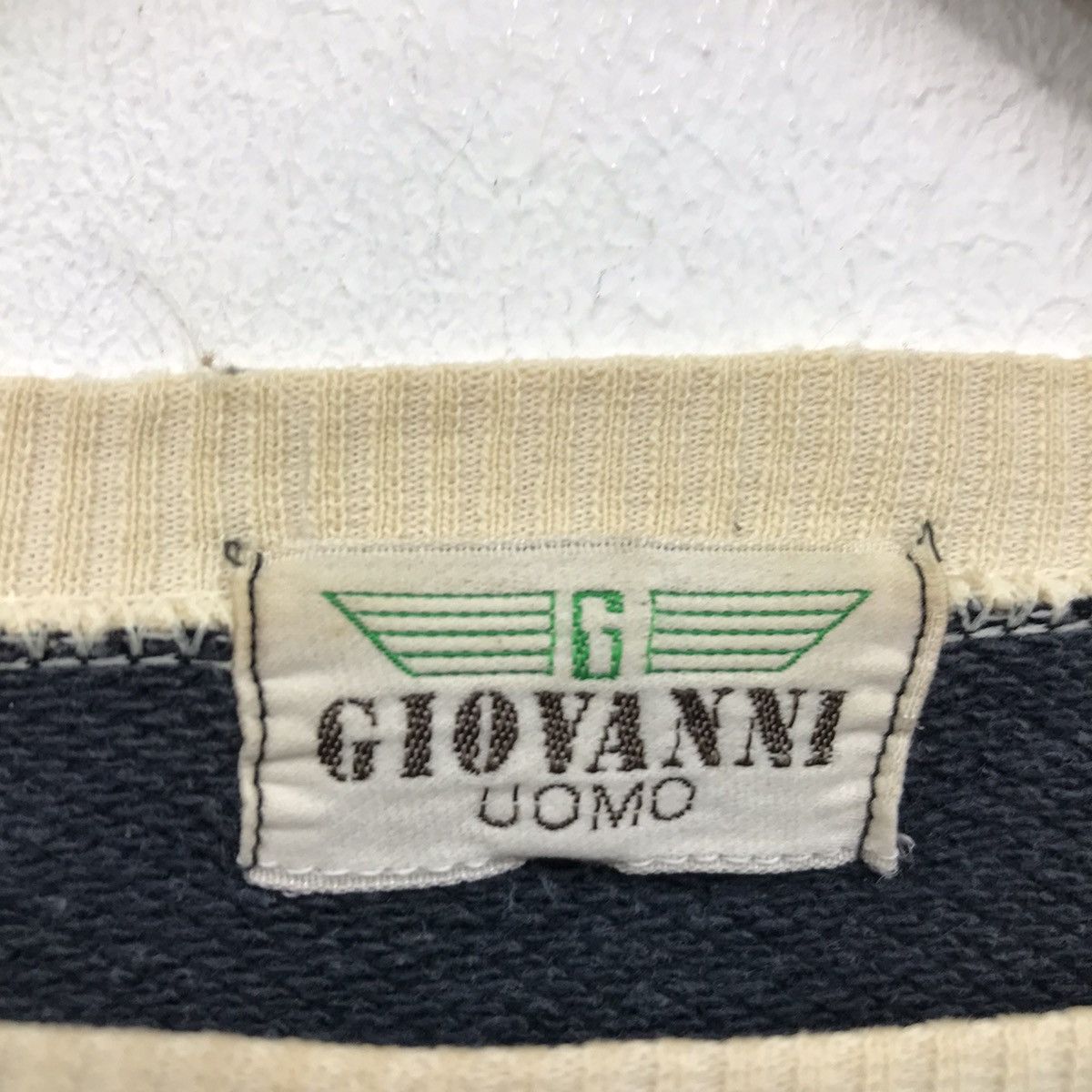 Designer Giovanni Uomo IL Potere Big Logo Sweatshirt Size M / US 6-8 / IT 42-44 - 9 Thumbnail