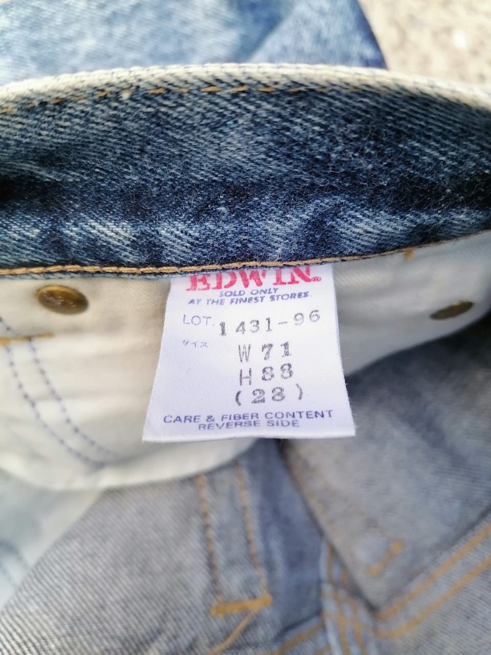 Edwin × Japanese Brand Edwin Acid Wash Denim Jeans Size US 27 - 7 Thumbnail