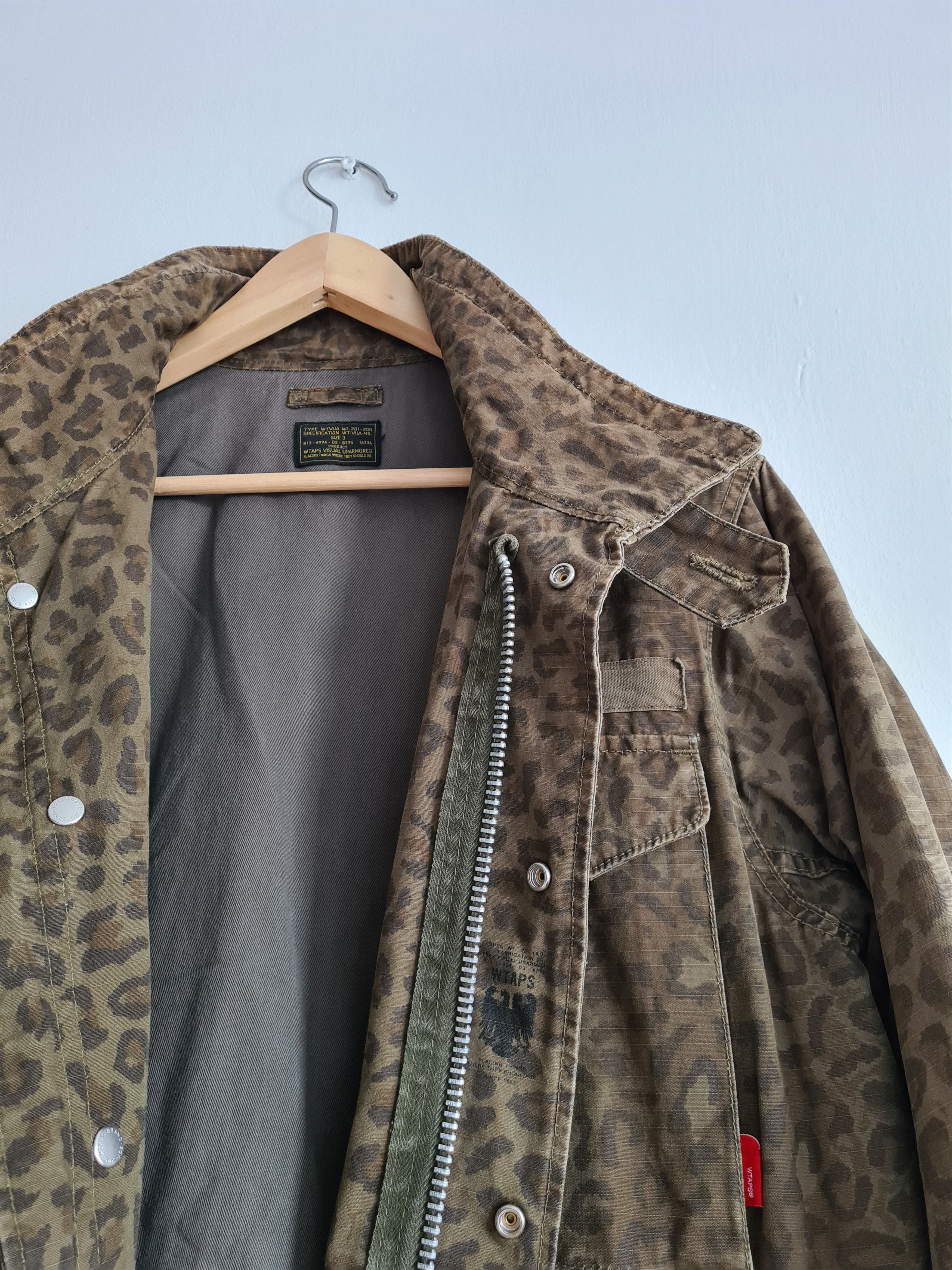 Wtaps Leopard Camo Ripstop M-65 Jacket FW12 Size US L / EU 52-54 / 3 - 6 Thumbnail