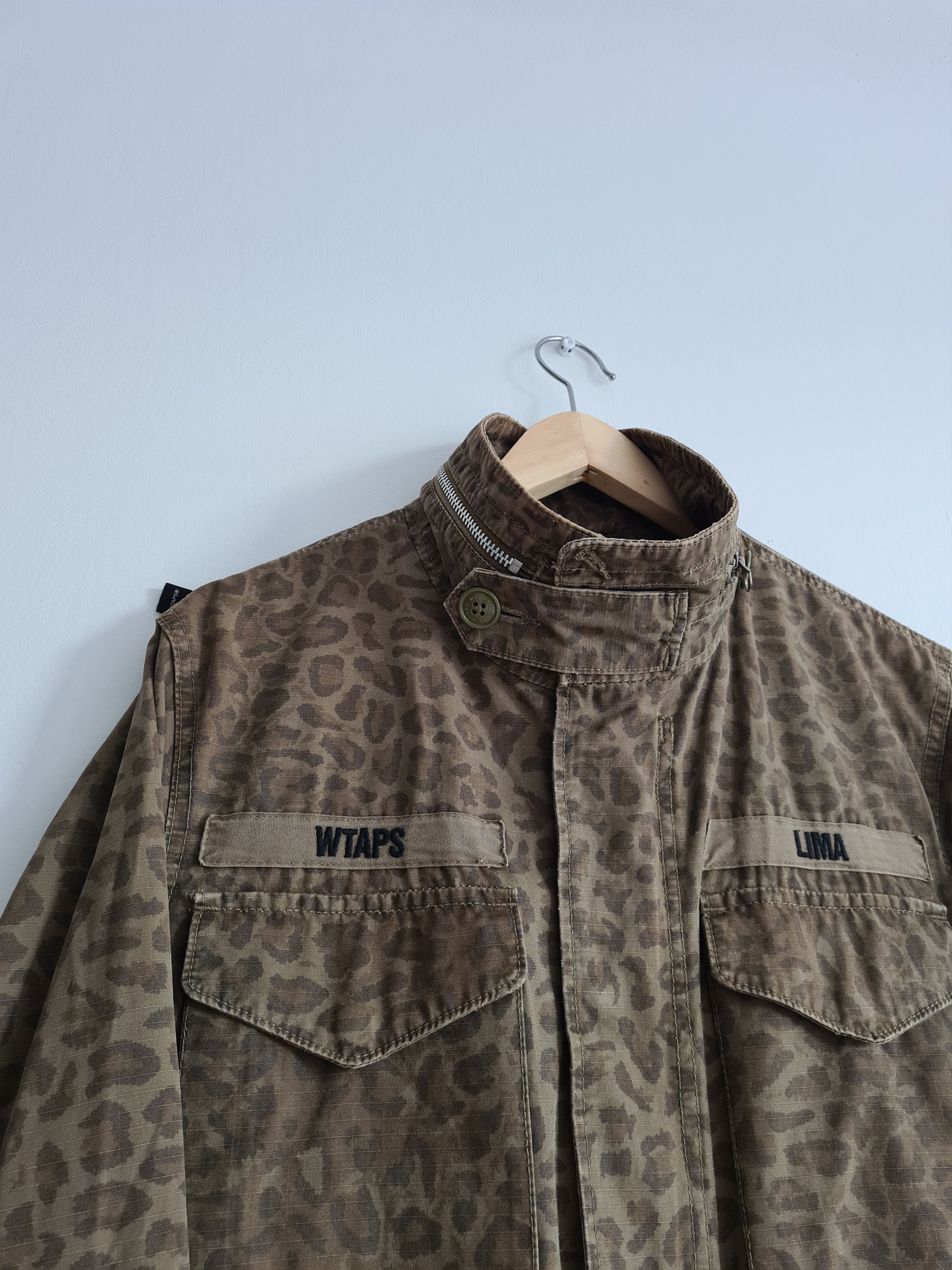 Wtaps Leopard Camo Ripstop M-65 Jacket FW12 Size US L / EU 52-54 / 3 - 2 Thumbnail