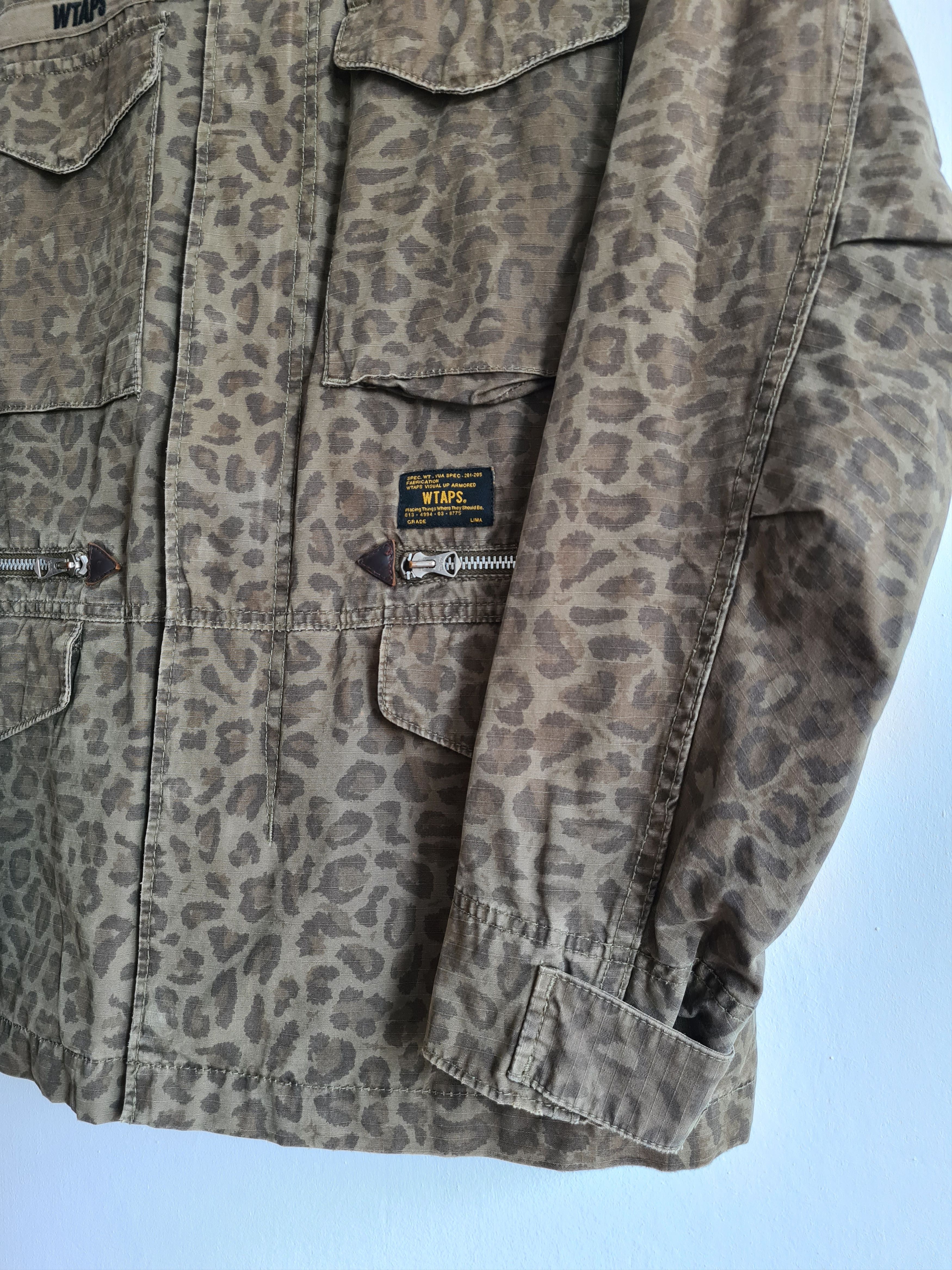 Wtaps Leopard Camo Ripstop M-65 Jacket FW12 Size US L / EU 52-54 / 3 - 4 Thumbnail