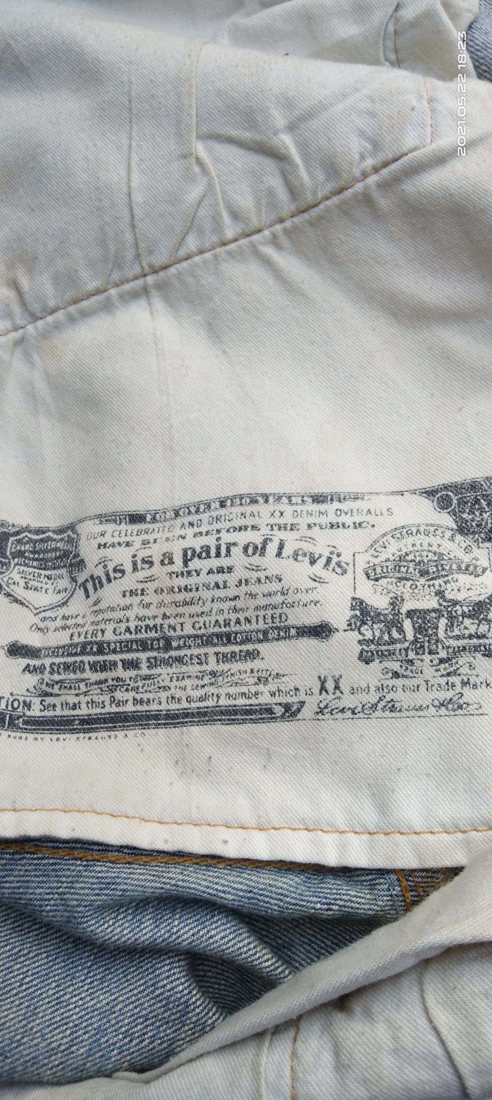 Art Comes First × Levi's DISTRESSED LEVIS 501 JAPANESE TRADITIONAL KOI ART Size US 33 - 13 Thumbnail