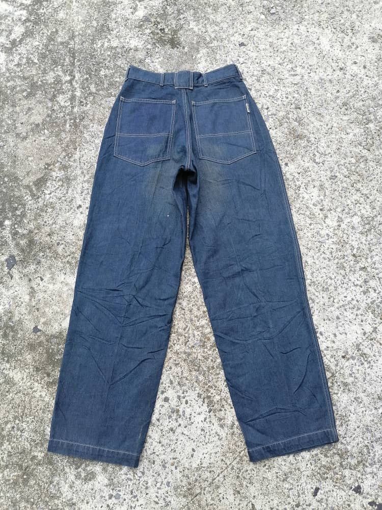 Vintage Bee Bell Wide Thigh Denim Jeans Size US 30 / EU 46 - 2 Thumbnail