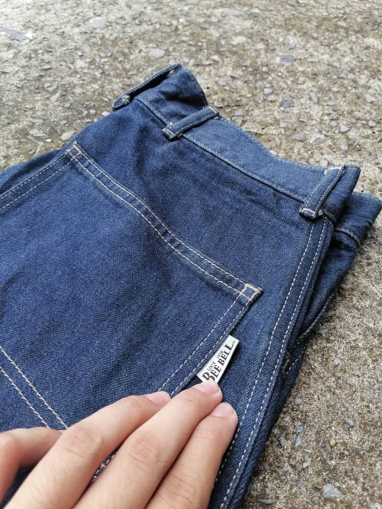 Vintage Bee Bell Wide Thigh Denim Jeans Size US 30 / EU 46 - 5 Thumbnail
