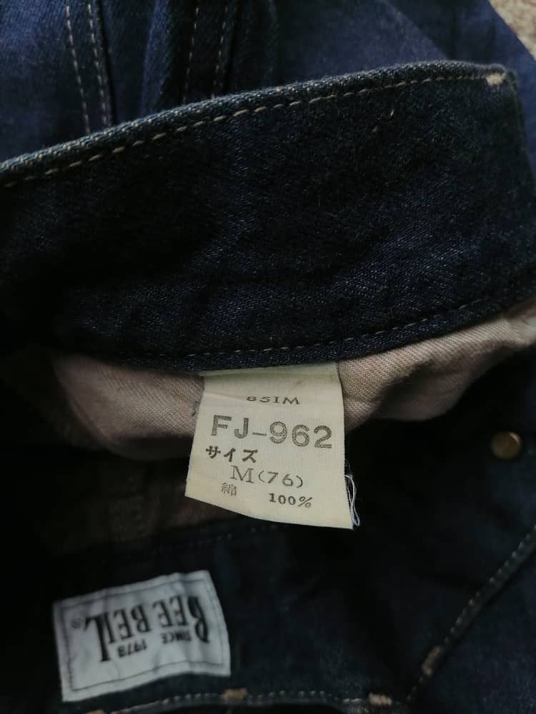 Vintage Bee Bell Wide Thigh Denim Jeans Size US 30 / EU 46 - 4 Thumbnail