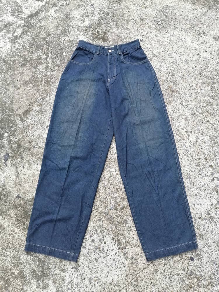 Vintage Bee Bell Wide Thigh Denim Jeans Size US 30 / EU 46 - 1 Thumbnail