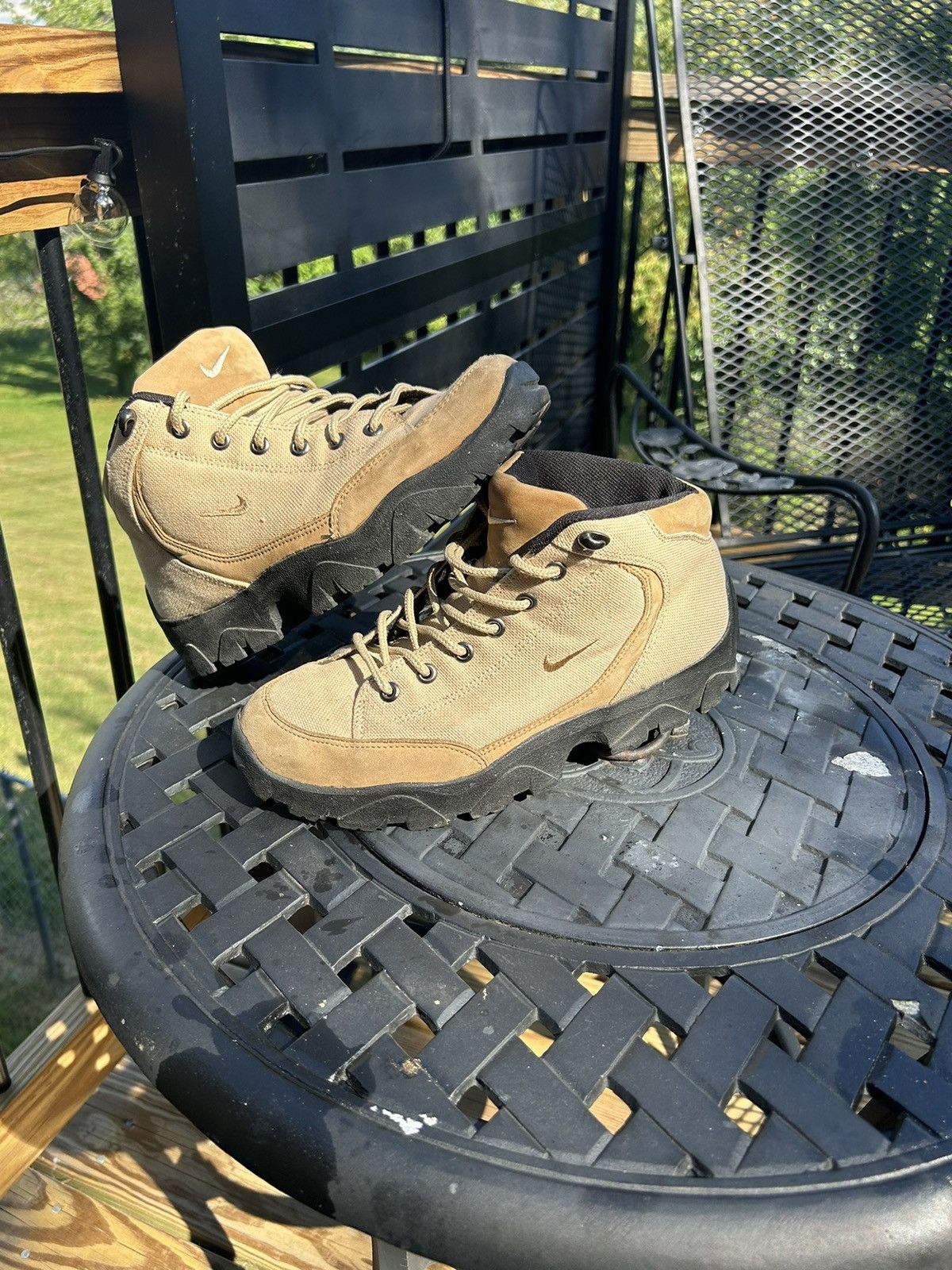 Vintage Vintage Nike ACG Boots Tan RARE Men’s 9.5 | Grailed