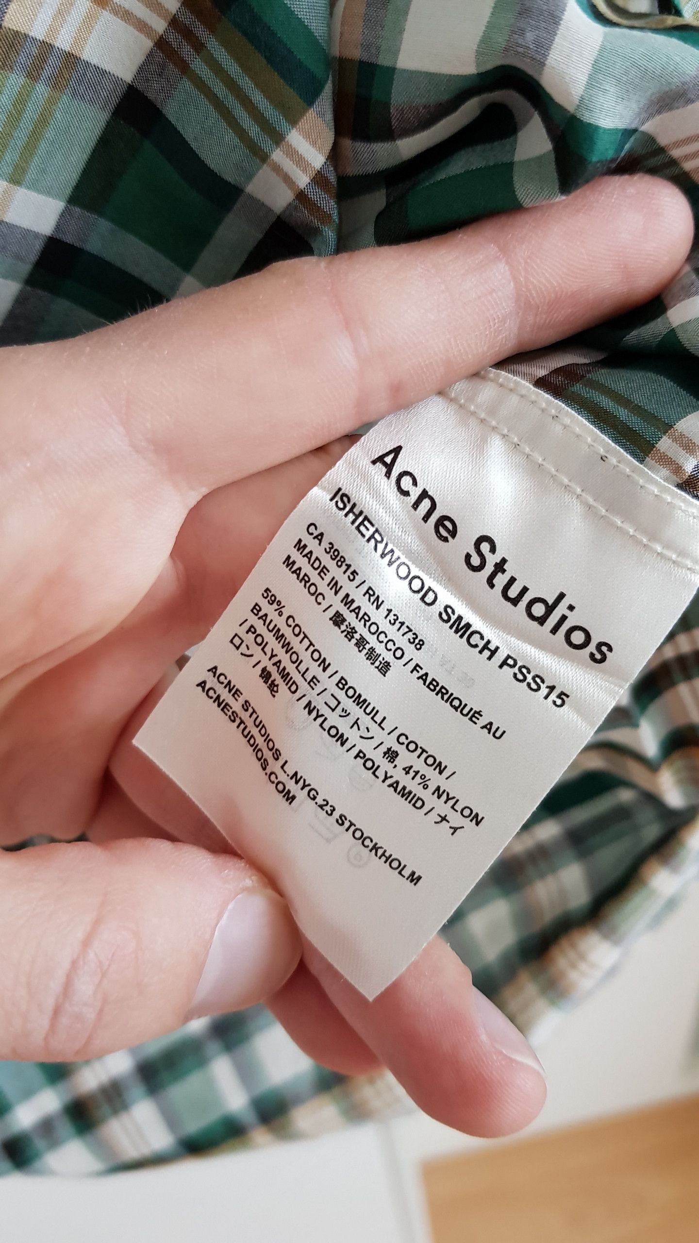 Acne Studios Isherwood Shirt SS15 Size US S / EU 44-46 / 1 - 4 Thumbnail