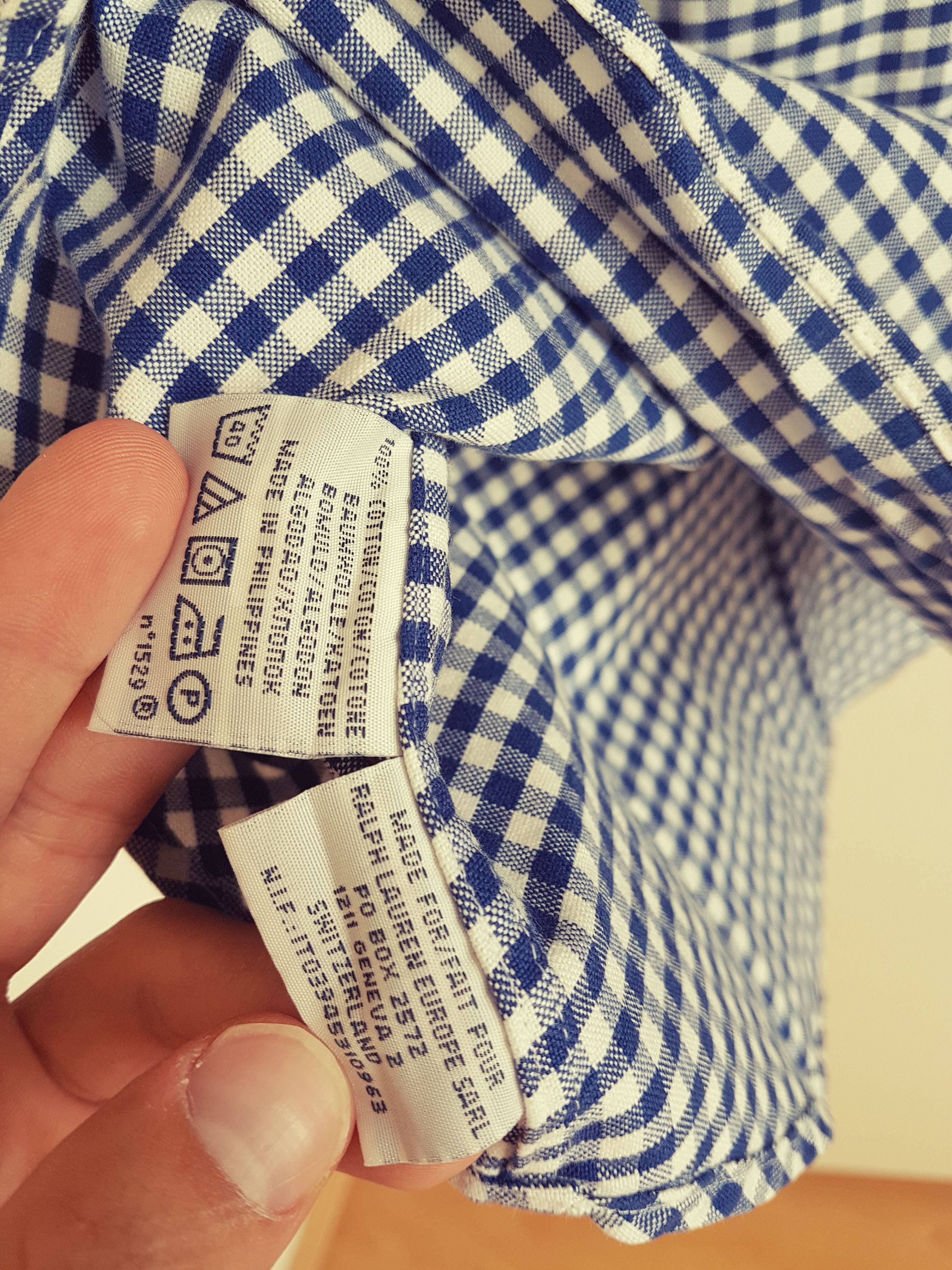 Polo Ralph Lauren Gingham Shirt Size US S / EU 44-46 / 1 - 5 Thumbnail