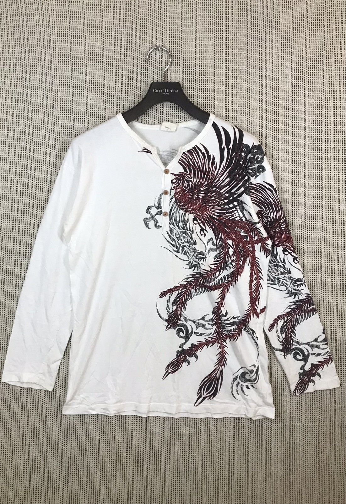 Japanese Brand ‼️SUKAJAN TSHIRT DRAGON AND BIRD DESIGN NICE DESIGN‼️ Size US L / EU 52-54 / 3 - 1 Thumbnail