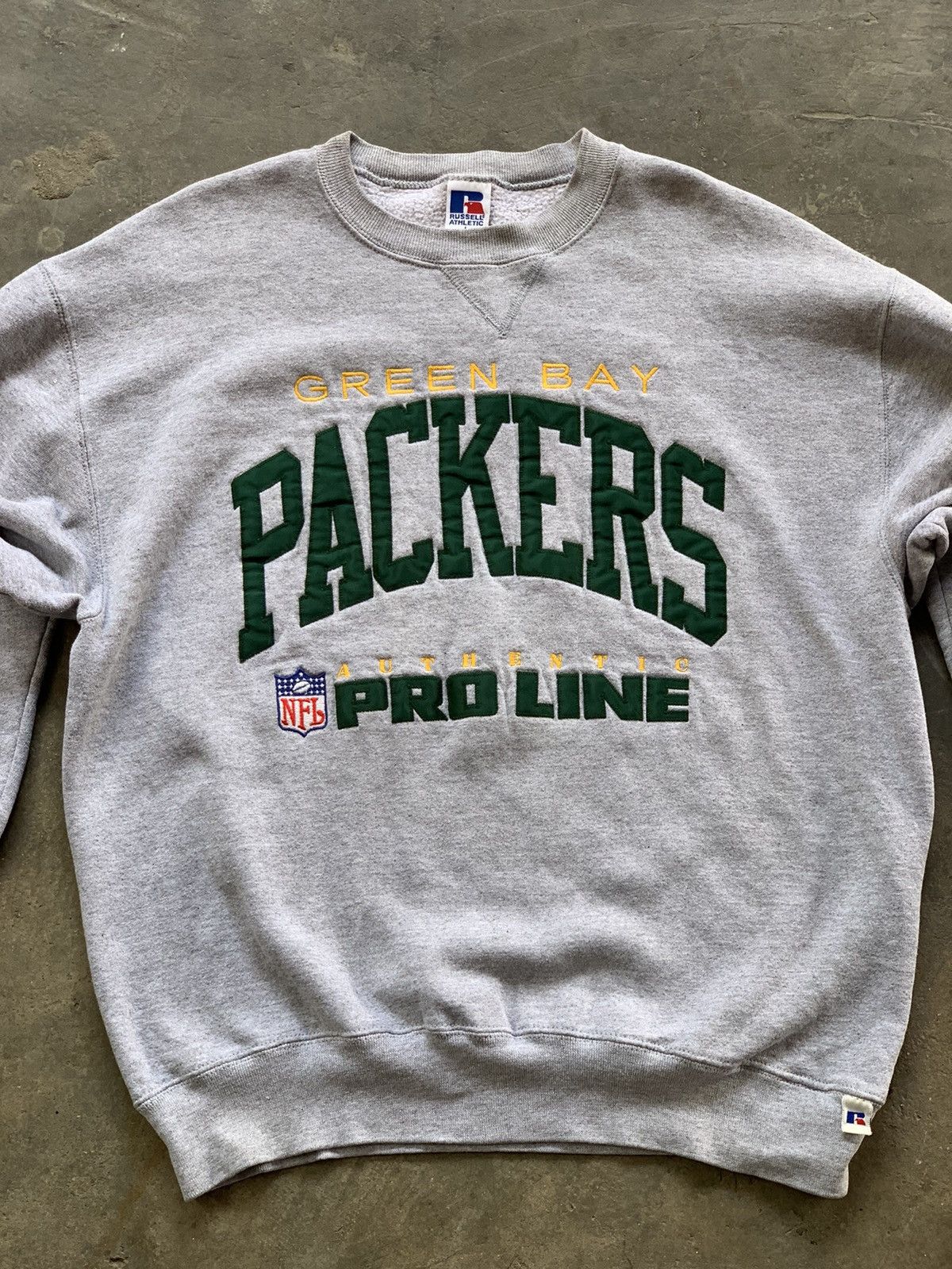 NFL Vintage 90s Green Bay Packers Sweatshirt Size US L / EU 52-54 / 3 - 3 Thumbnail