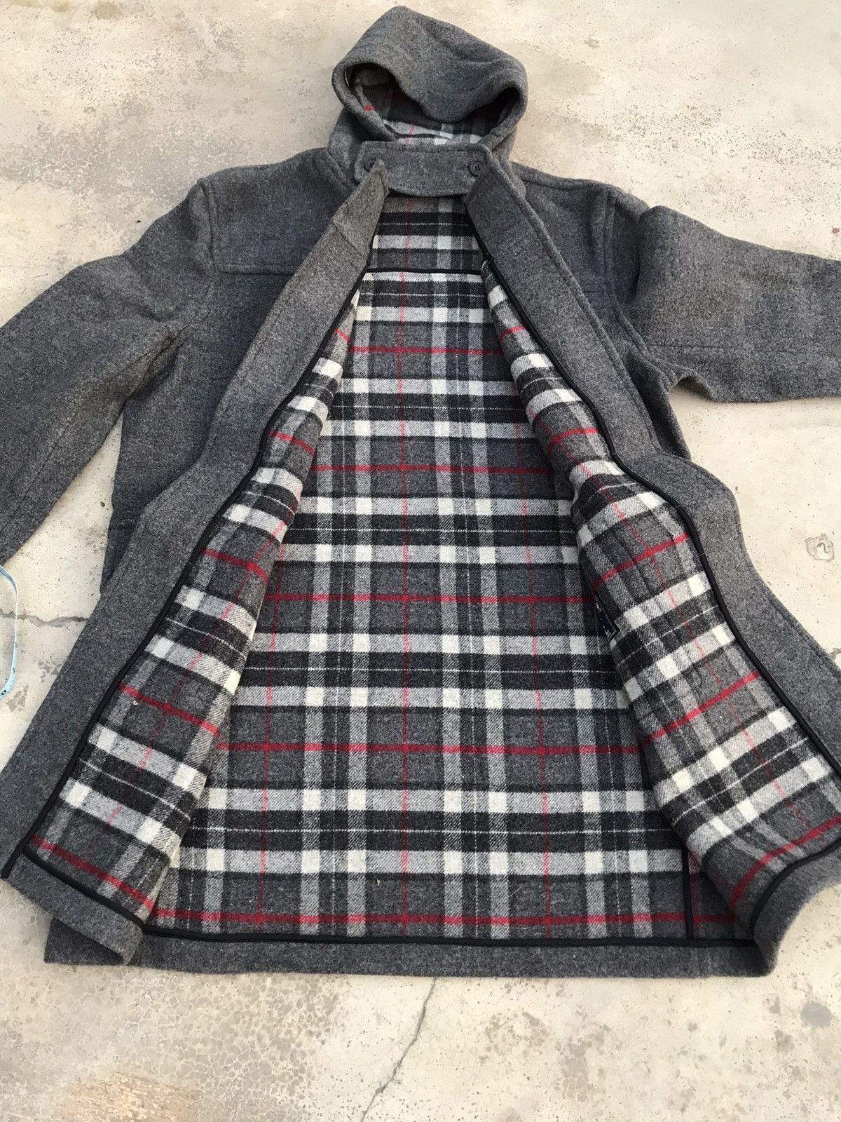 Burberry Rare🔥 Heavy Coat Burberry Made In england Nice design Size US L / EU 52-54 / 3 - 2 Thumbnail