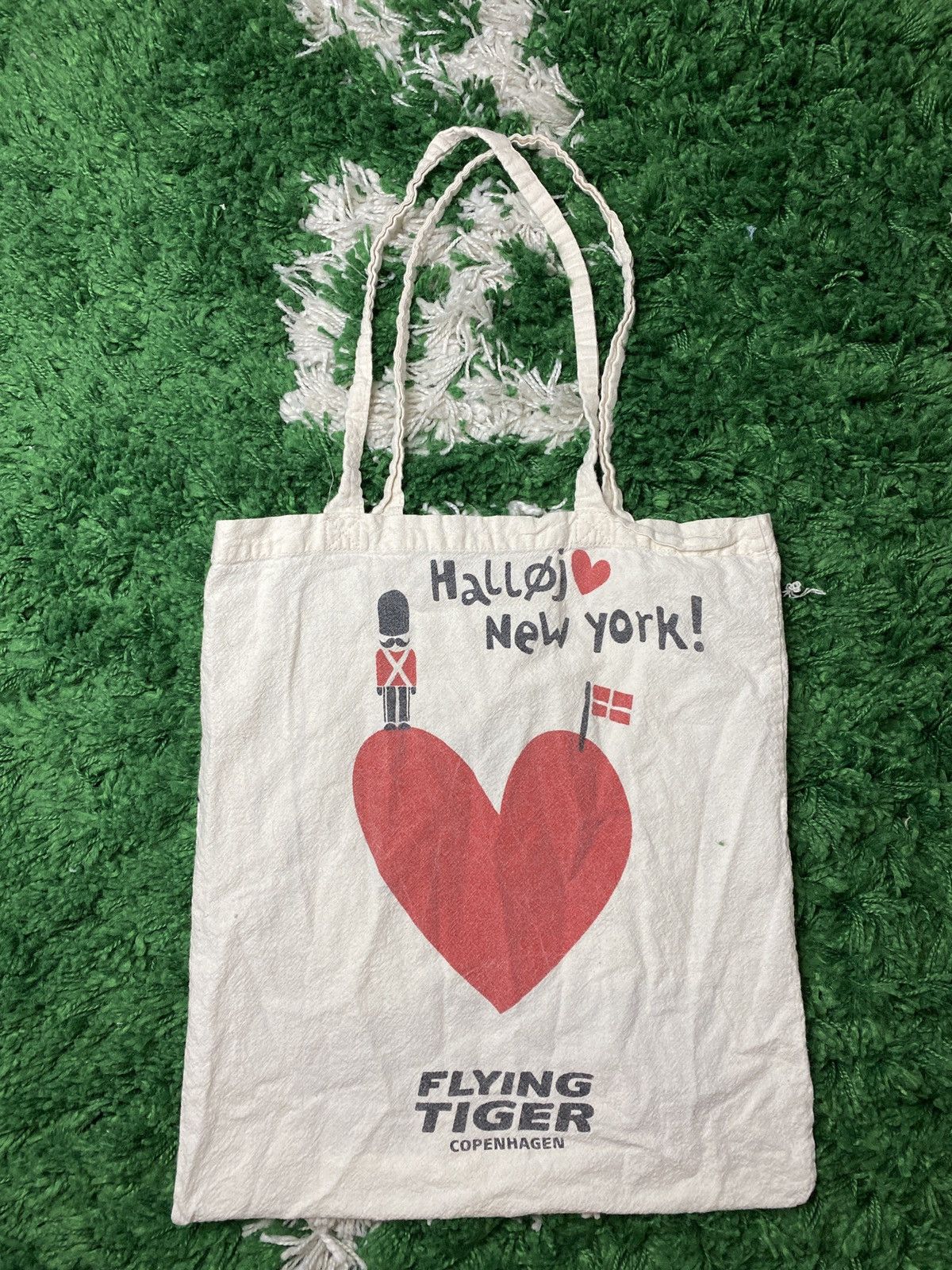 Vintage Vintage Flying Tiger Tote Bag Size ONE SIZE - 2 Thumbnail