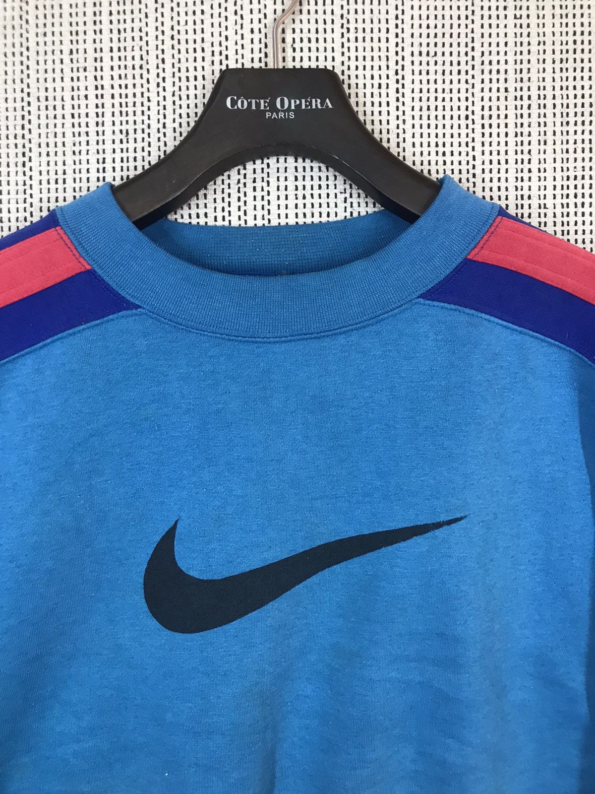 Nike ‼️VINTAGE NIKE BIG SWOOSH MULTICOLOUR‼️ Size US M / EU 48-50 / 2 - 2 Thumbnail