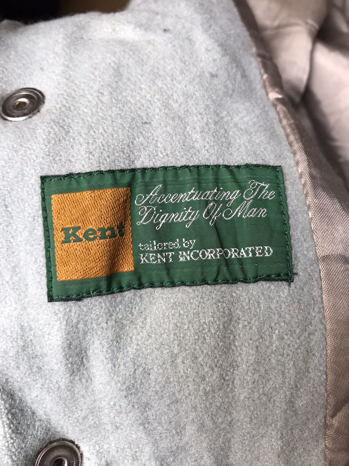 Vintage Vintage KENT Big Logo Varsity Jackets Size US L / EU 52-54 / 3 - 14 Thumbnail
