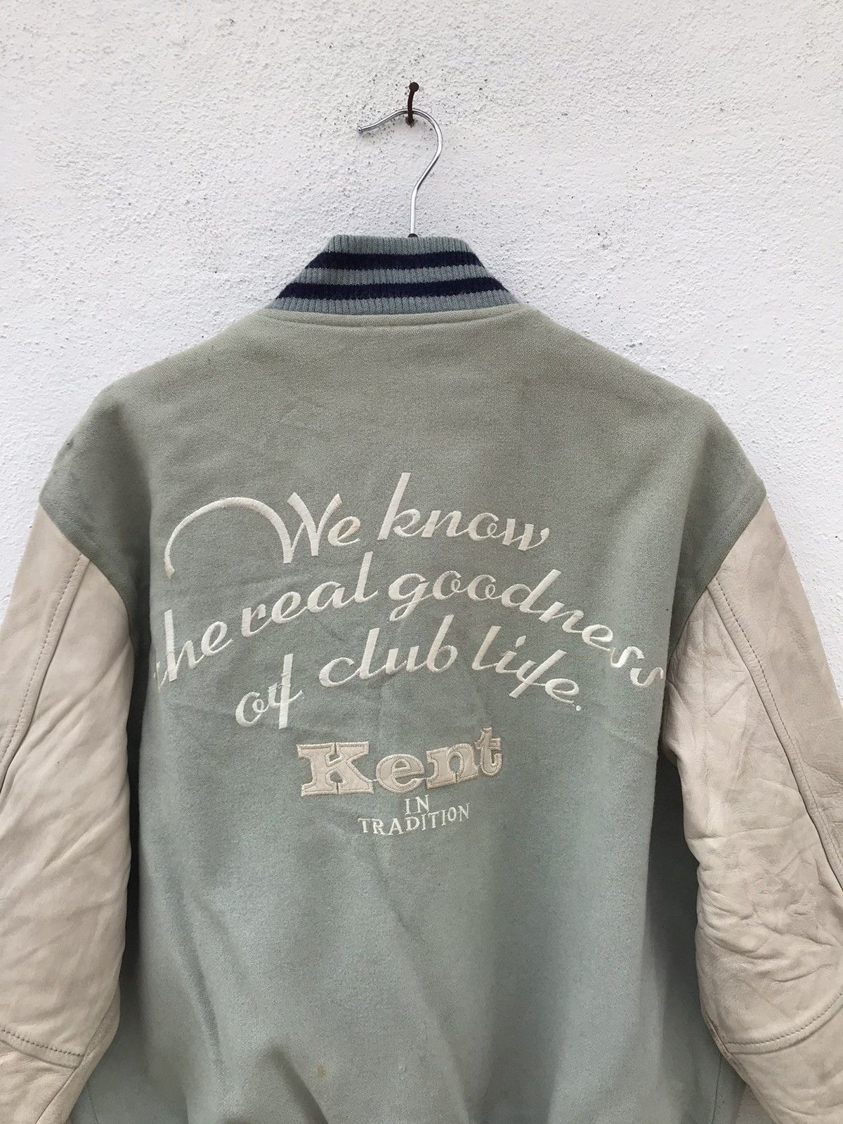 Vintage Vintage KENT Big Logo Varsity Jackets Size US L / EU 52-54 / 3 - 2 Thumbnail