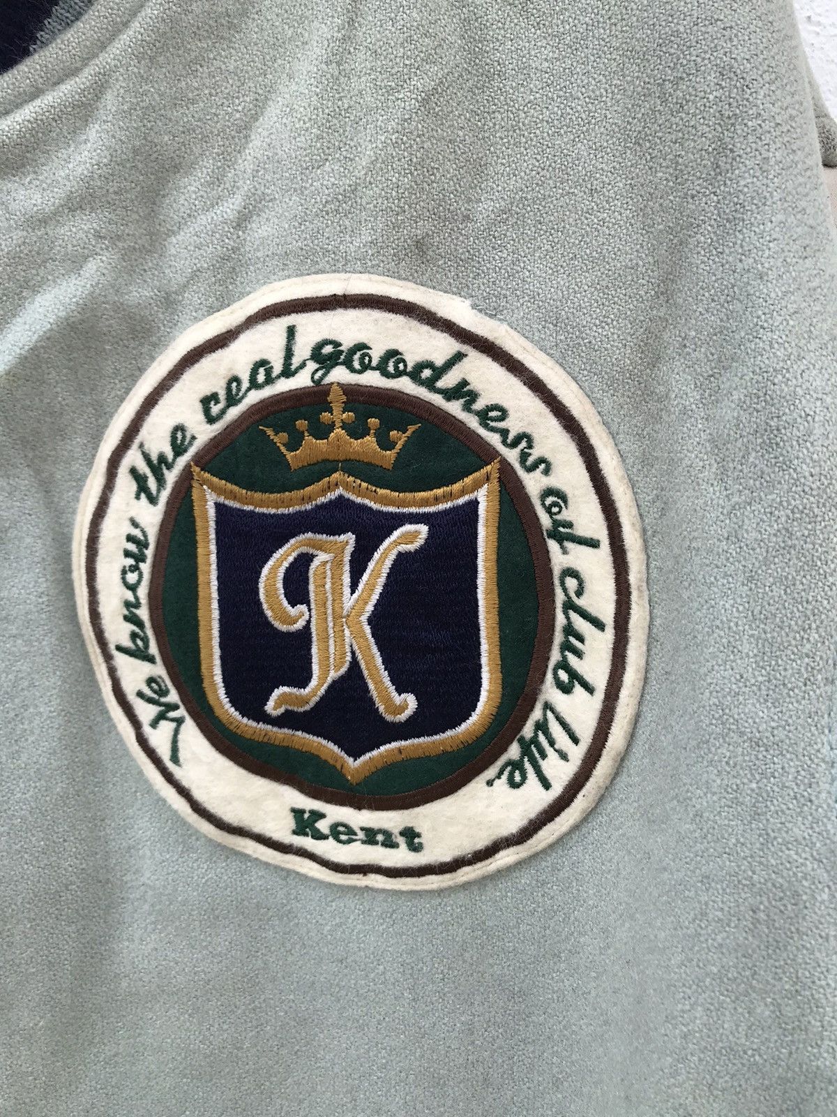 Vintage Vintage KENT Big Logo Varsity Jackets Size US L / EU 52-54 / 3 - 8 Thumbnail