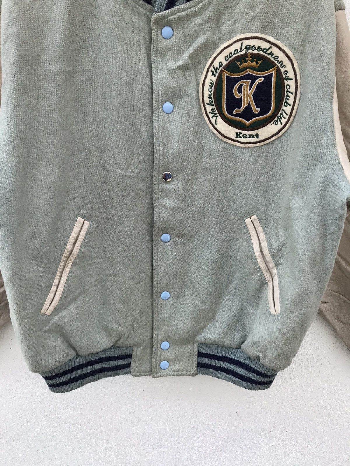 Vintage Vintage KENT Big Logo Varsity Jackets Size US L / EU 52-54 / 3 - 7 Thumbnail