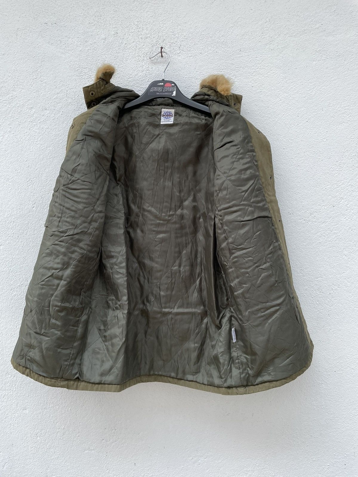 Vintage UN Global Hooded Quilted Lining Jacket Size US XS / EU 42 / 0 - 8 Thumbnail