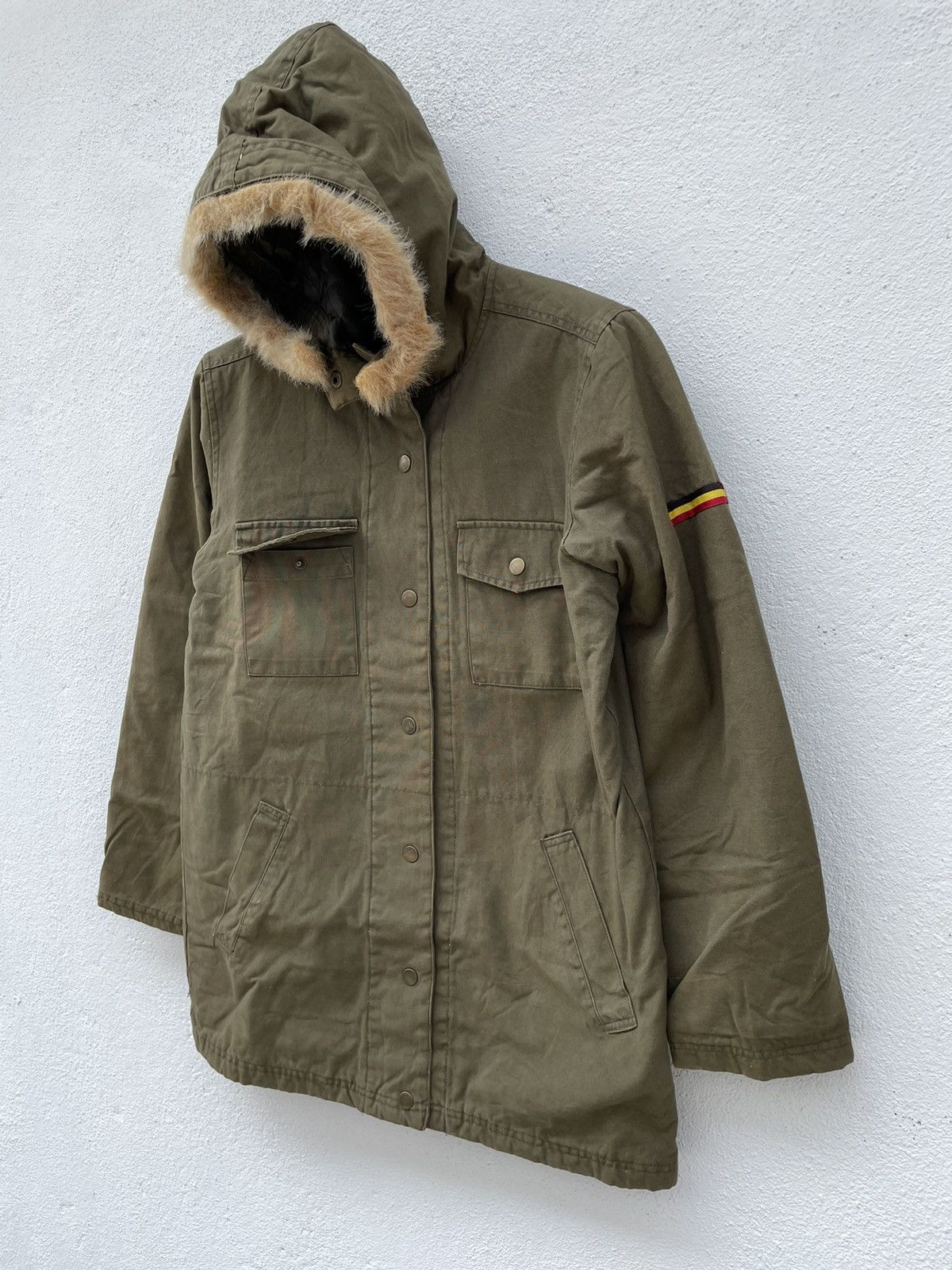 Vintage UN Global Hooded Quilted Lining Jacket Size US XS / EU 42 / 0 - 2 Thumbnail