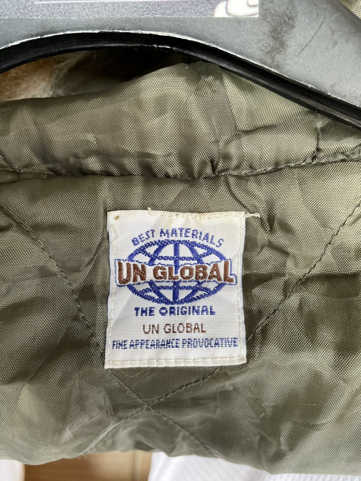 Vintage UN Global Hooded Quilted Lining Jacket Size US XS / EU 42 / 0 - 9 Thumbnail