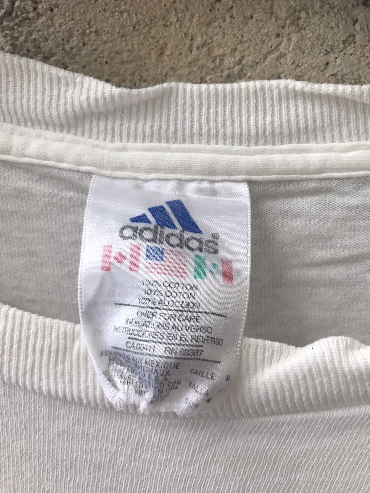 Adidas × Vintage Vintage 90s ADIDAS Equipment Big Logo SpellOut T-Shirt Size US L / EU 52-54 / 3 - 5 Thumbnail