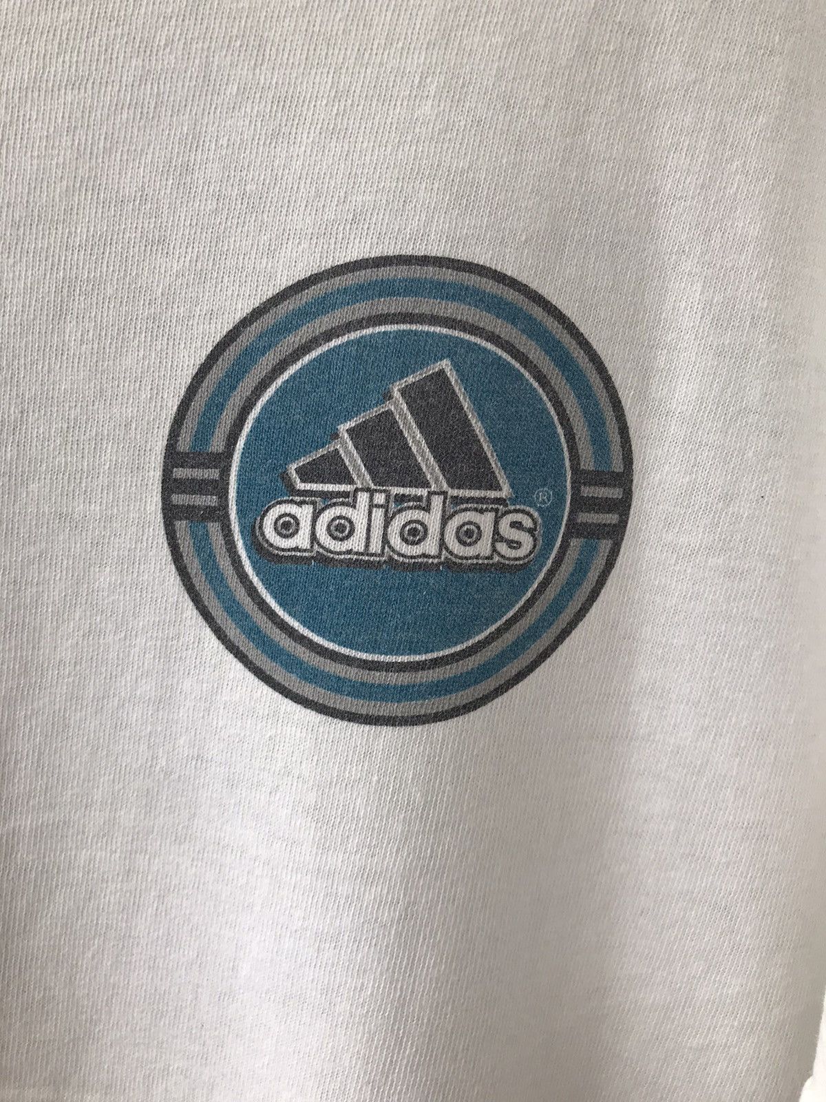 Adidas × Vintage Vintage 90s ADIDAS Equipment Big Logo SpellOut T-Shirt Size US L / EU 52-54 / 3 - 4 Thumbnail