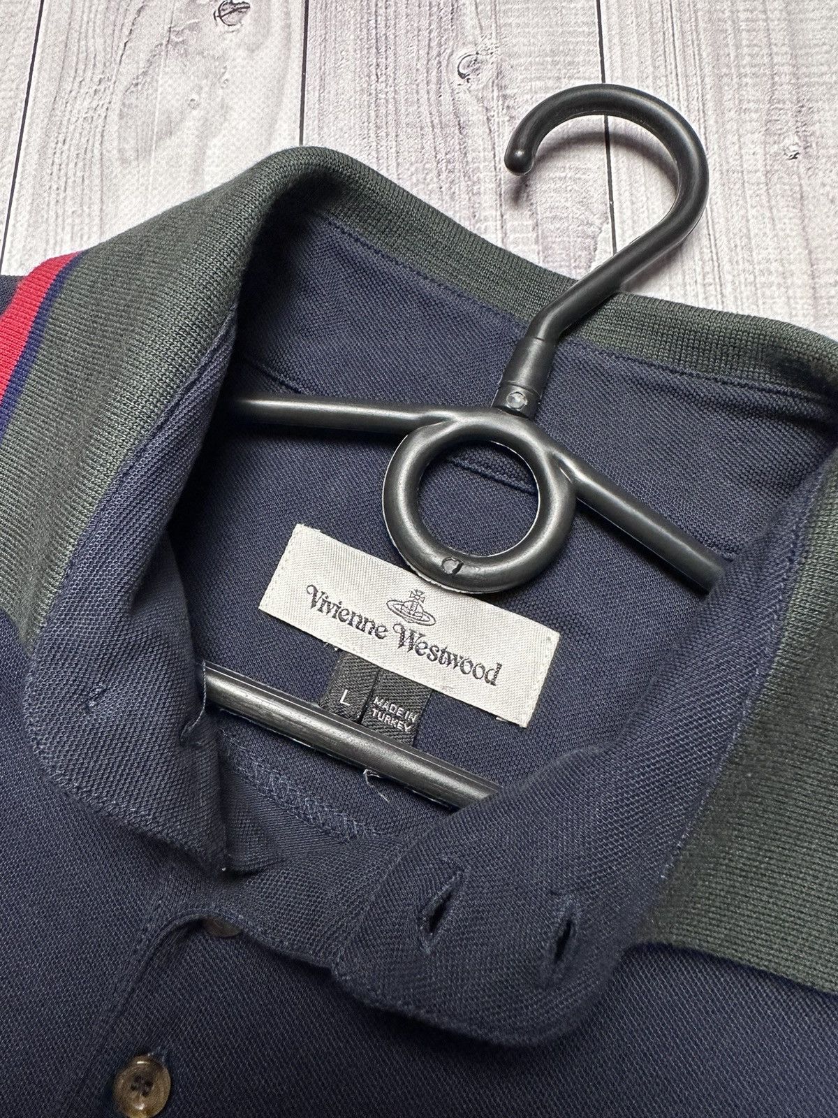 Vivienne Westwood Vintage Vivienne Westwood polo navy size L Size US L / EU 52-54 / 3 - 3 Thumbnail
