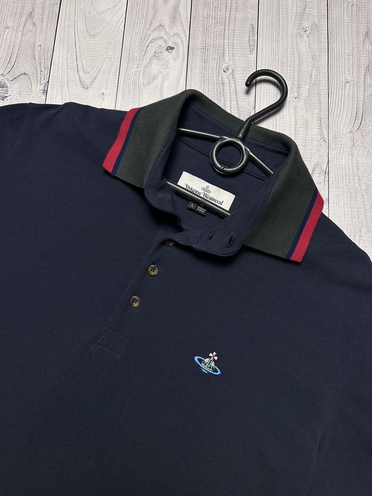 Vivienne Westwood Vintage Vivienne Westwood polo navy size L Size US L / EU 52-54 / 3 - 2 Thumbnail