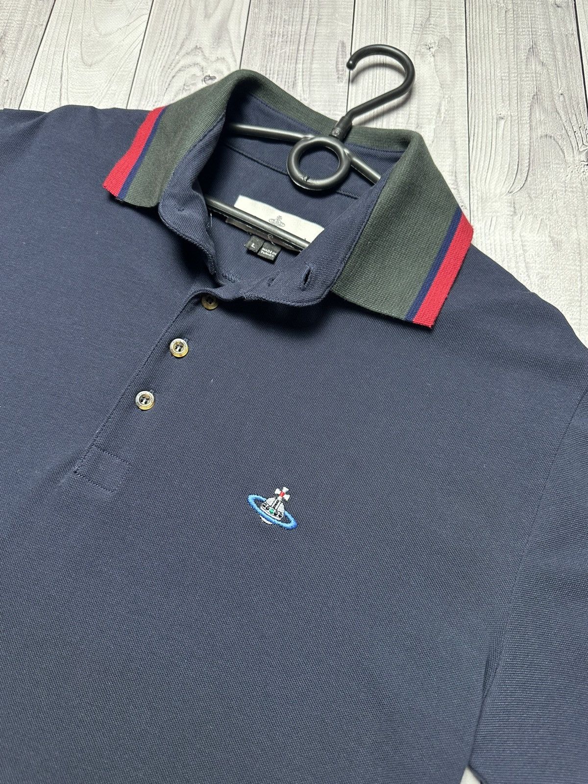 Vivienne Westwood Vintage Vivienne Westwood polo navy size L Size US L / EU 52-54 / 3 - 4 Thumbnail