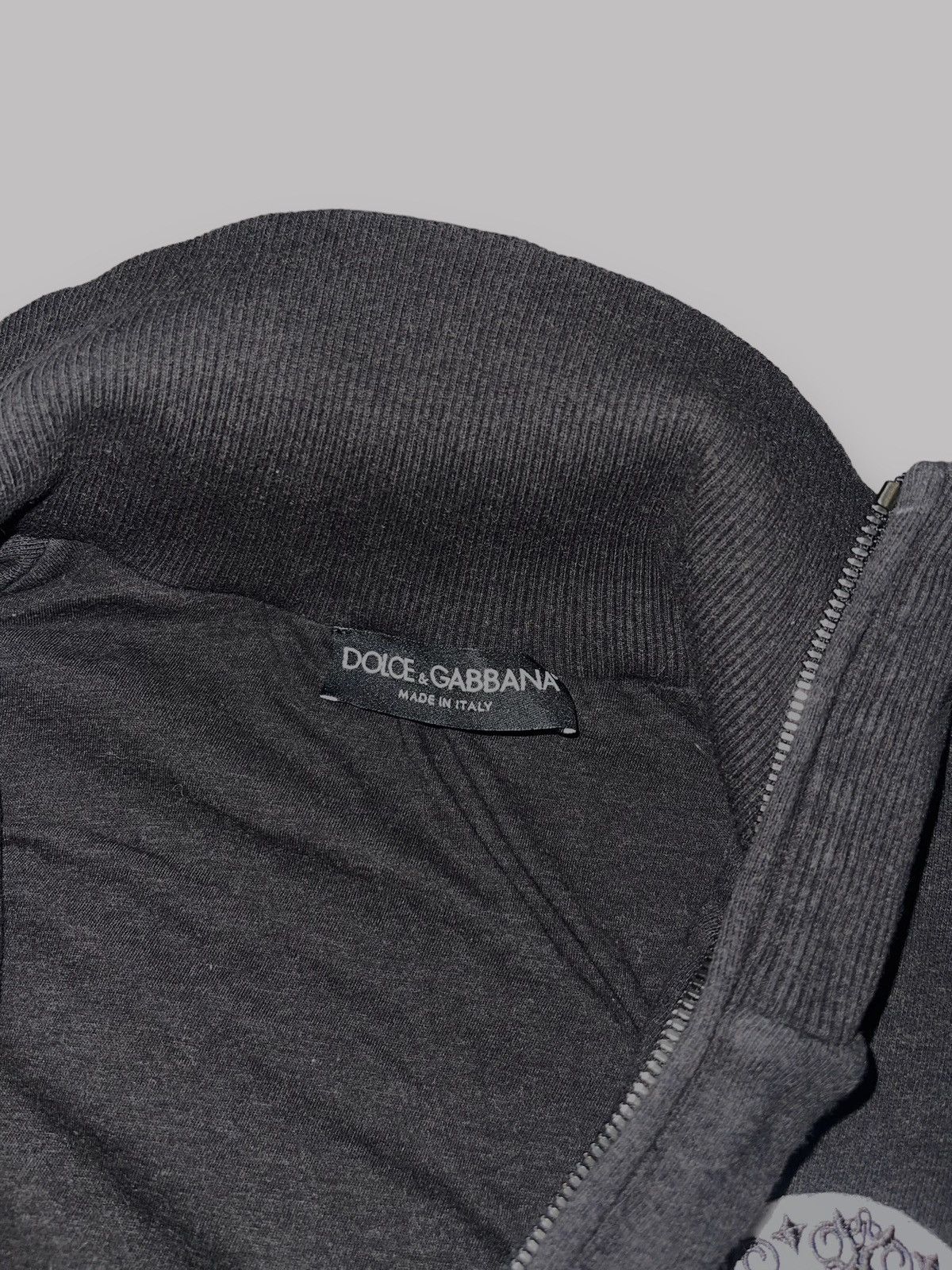 Dolce & Gabbana Dolce & Gabbana Family "Famigia" Big Logo Dark Grey Crewneck Size L / US 10 / IT 46 - 9 Thumbnail