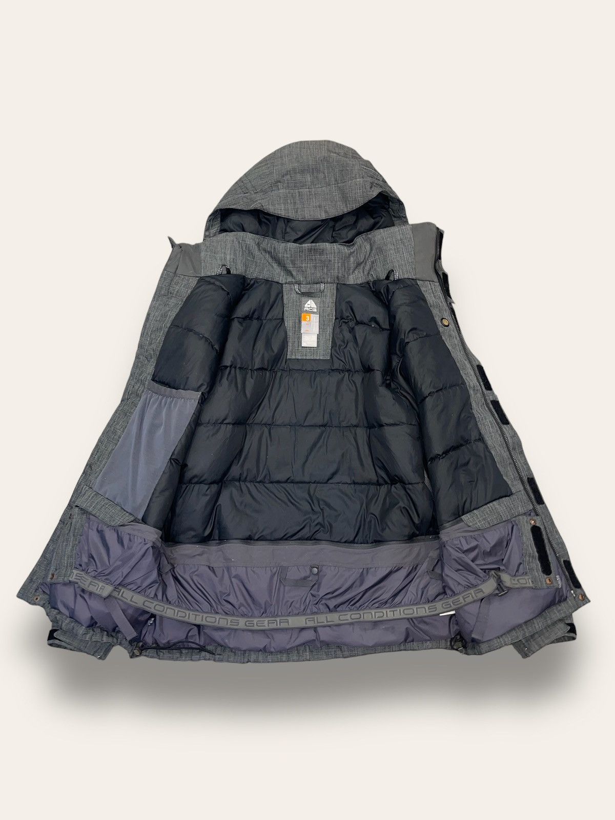 Nike ACG Nike ACG Technical Dark Grey White Ski Jacket Parka Size US XL / EU 56 / 4 - 15 Thumbnail