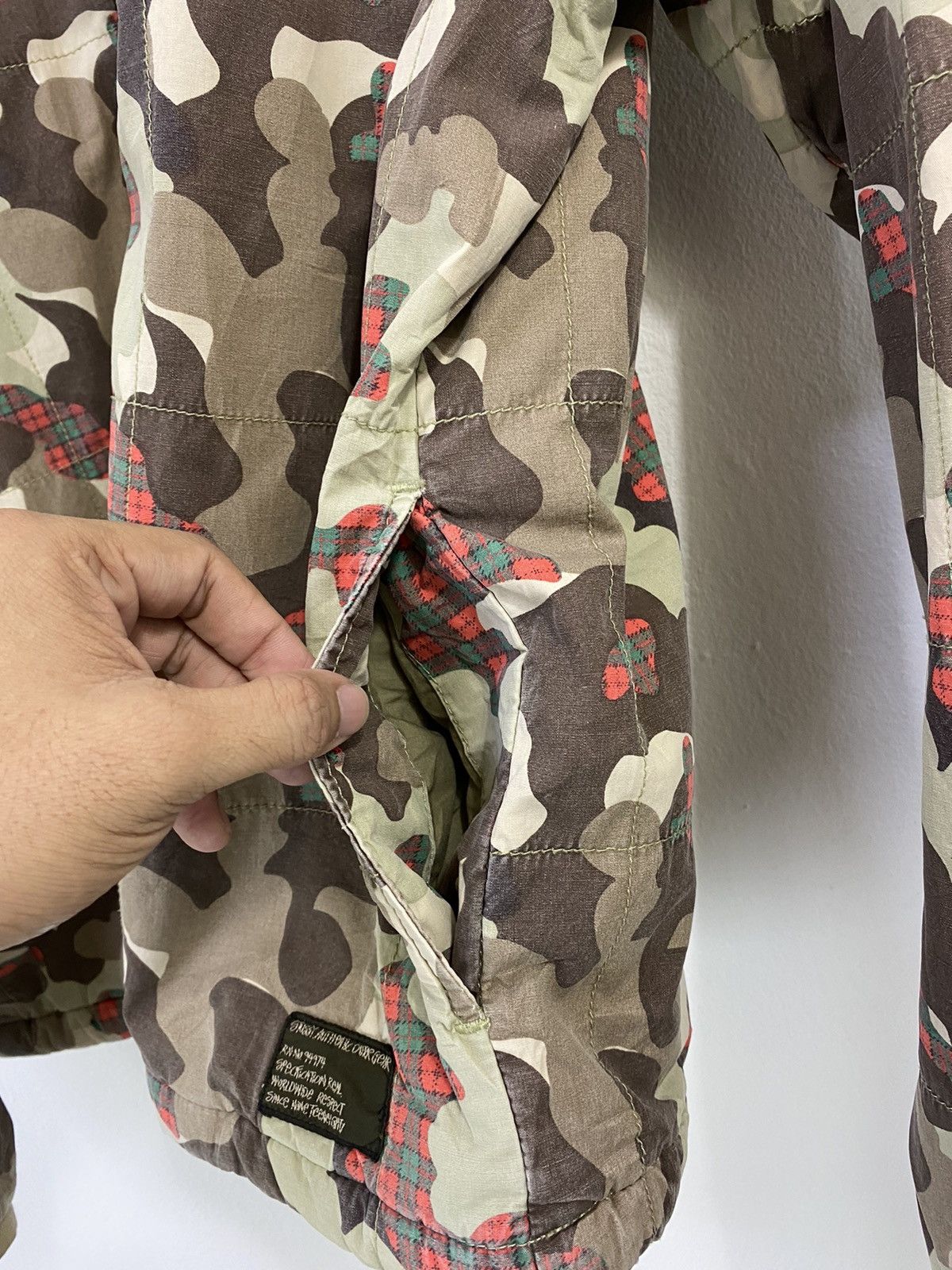 Stussy Stussy Camouflage Quilted Jacket Design Nice Rare Design Size US S / EU 44-46 / 1 - 7 Thumbnail