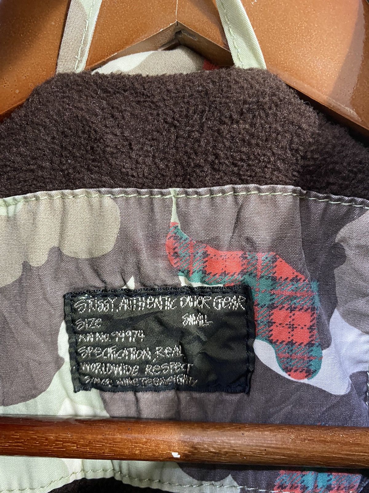 Stussy Stussy Camouflage Quilted Jacket Design Nice Rare Design Size US S / EU 44-46 / 1 - 3 Thumbnail