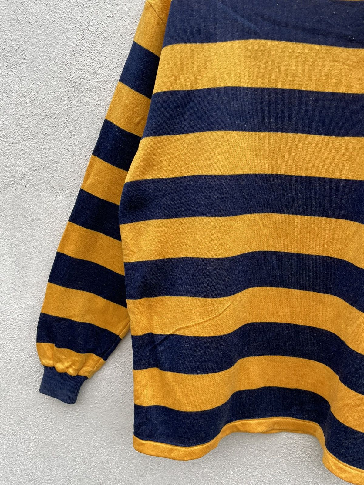 Japanese Brand Basic Brothers Border Striped Sweatshirt made in japan Size US L / EU 52-54 / 3 - 3 Thumbnail