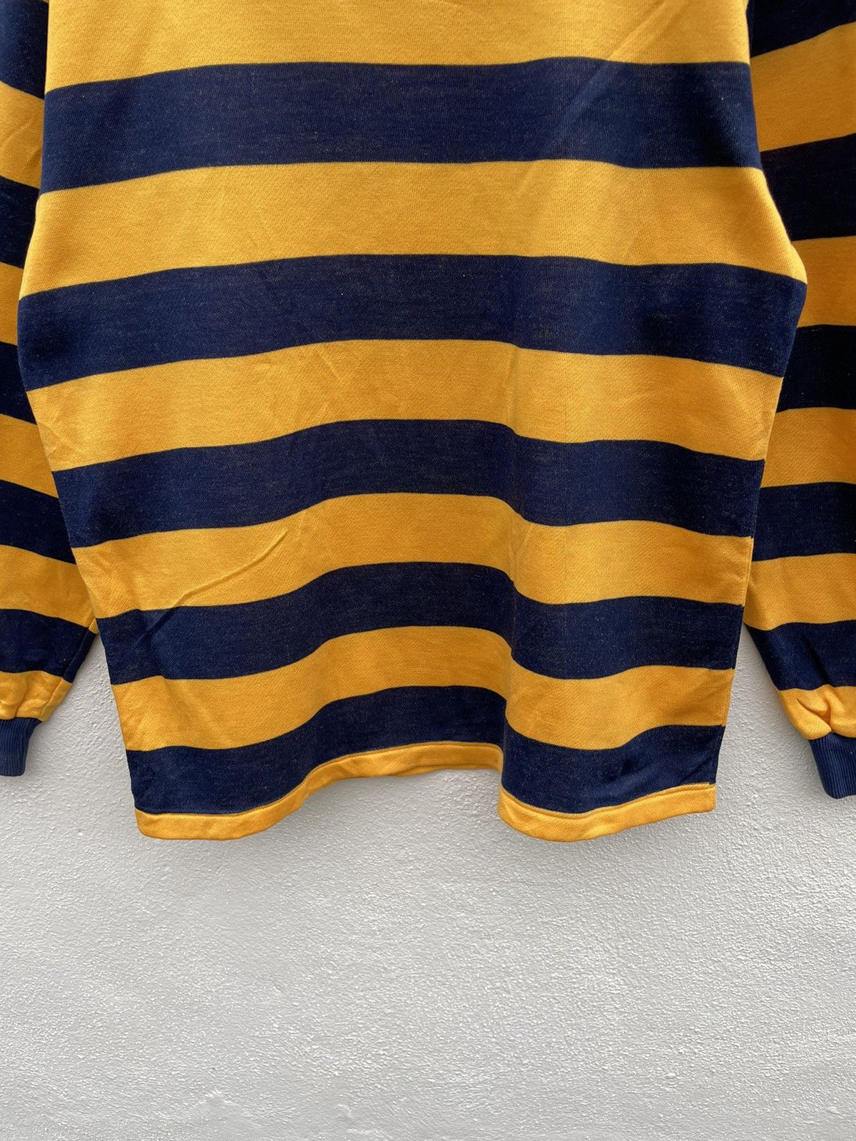 Japanese Brand Basic Brothers Border Striped Sweatshirt made in japan Size US L / EU 52-54 / 3 - 5 Thumbnail