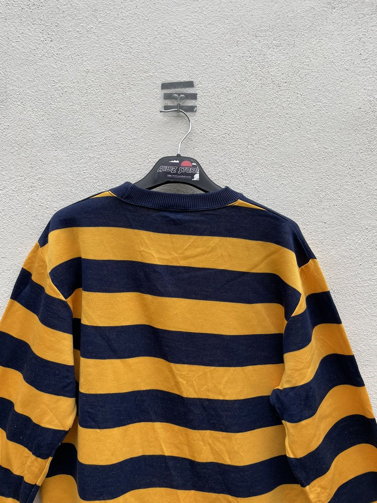 Japanese Brand Basic Brothers Border Striped Sweatshirt made in japan Size US L / EU 52-54 / 3 - 7 Thumbnail